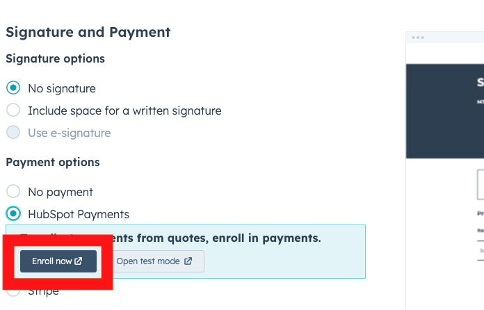 hubspot payment thumbnail